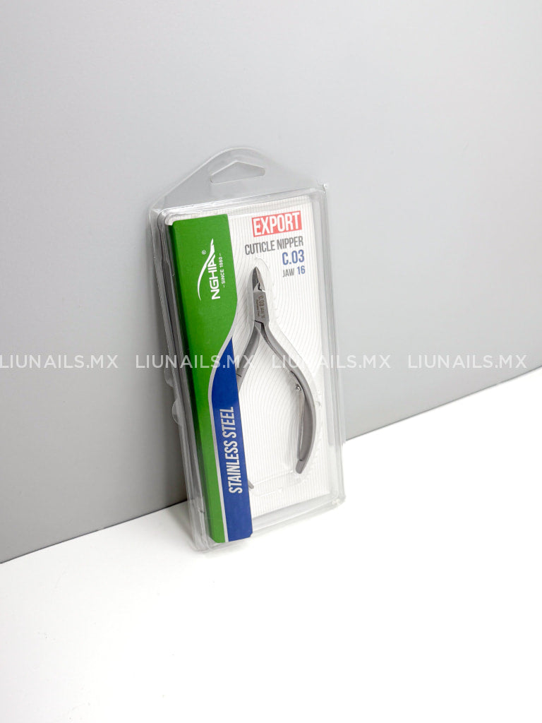 Alicate para cutícula 7 mm C.03 JW16 NGHIA Alicates para cutícula