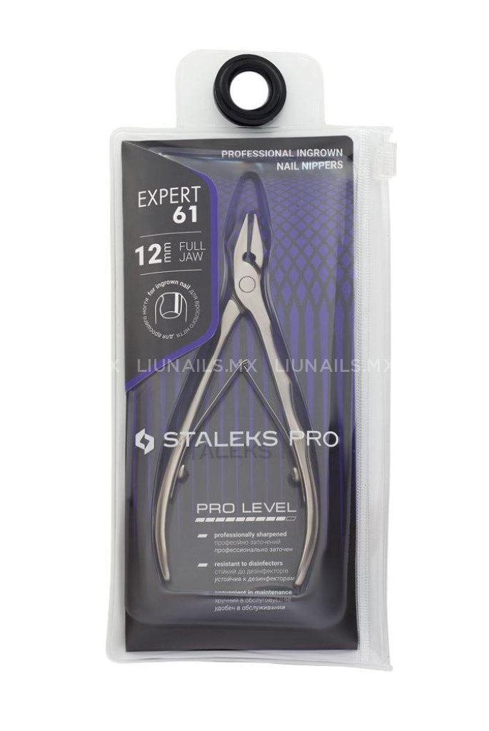 Alicates Para Uñas Encarnadas Staleks Pro Expert 61 12 Mm