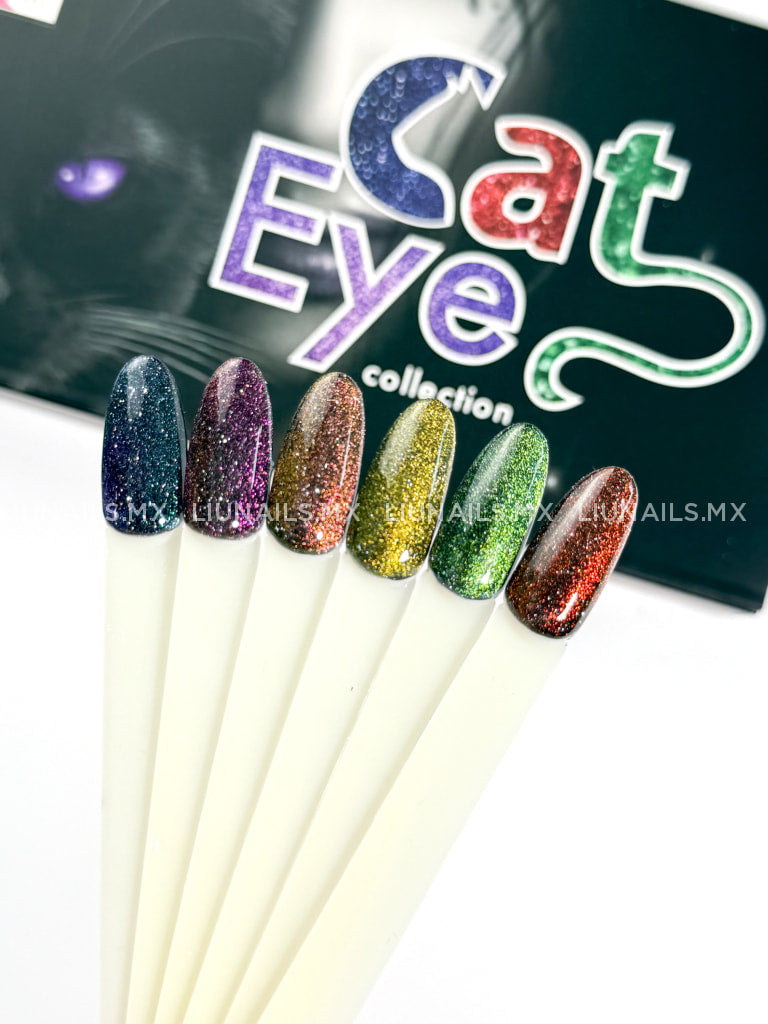 Colección - 6 Colores ’Cat Eye” FANTASY NAILS Colores
