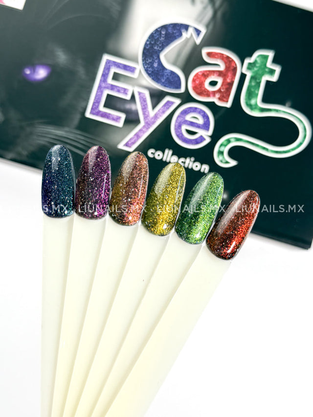 Colección - 6 Colores ’Cat Eye” FANTASY NAILS Colores