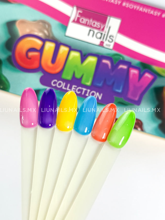 Colección - 6 Colores ’Gummy” FANTASY NAILS Colores