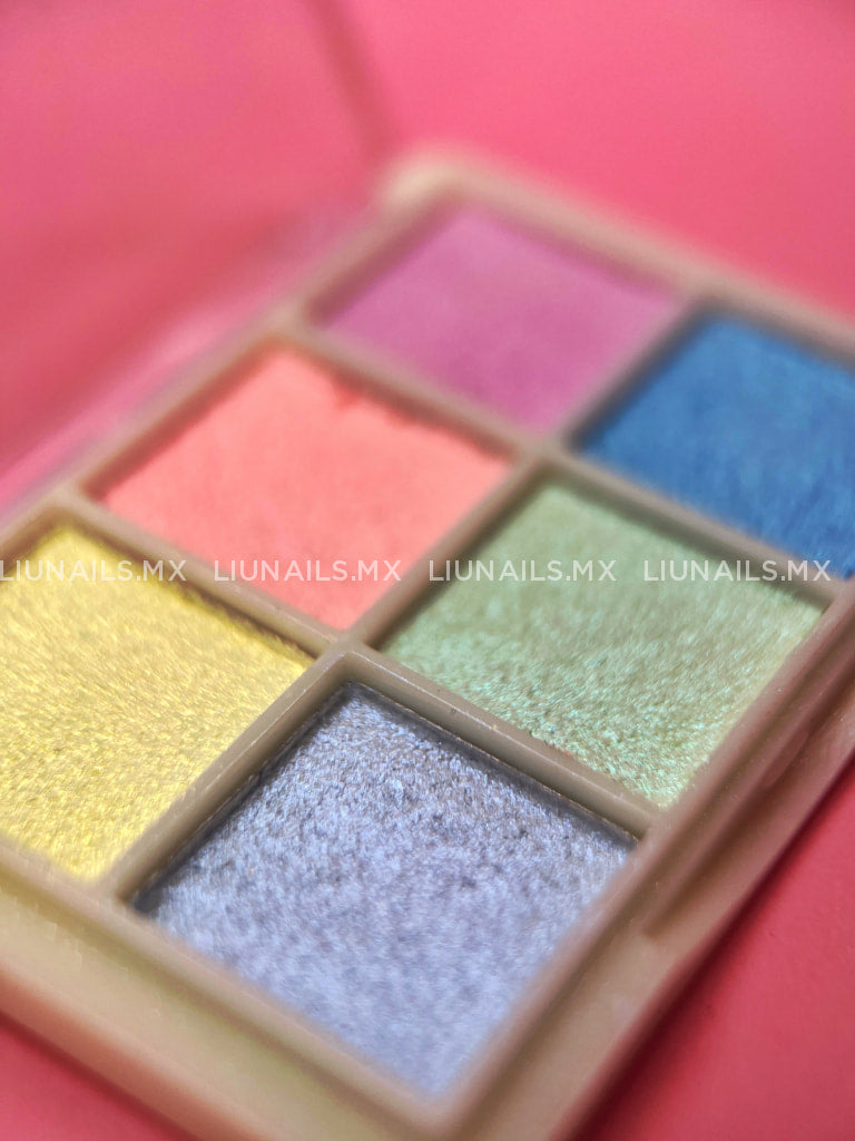 Colección Palette Aurora Liunails Decoraciones