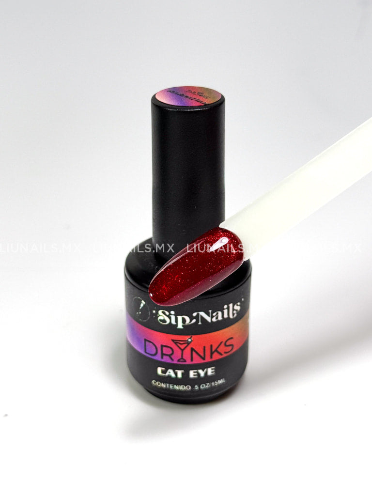 Color Cat Eye Drinks Mahtattan SIPNAILS Colores
