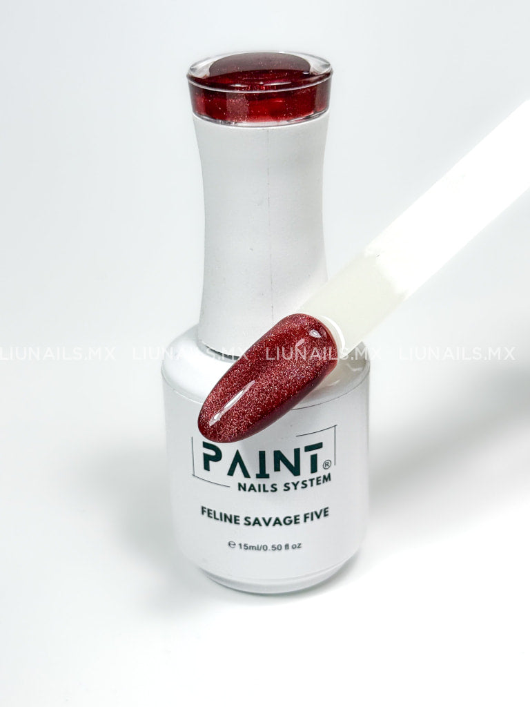 Color Cat Eye Feline SAVAGE FIVE Paint Nails System Colores