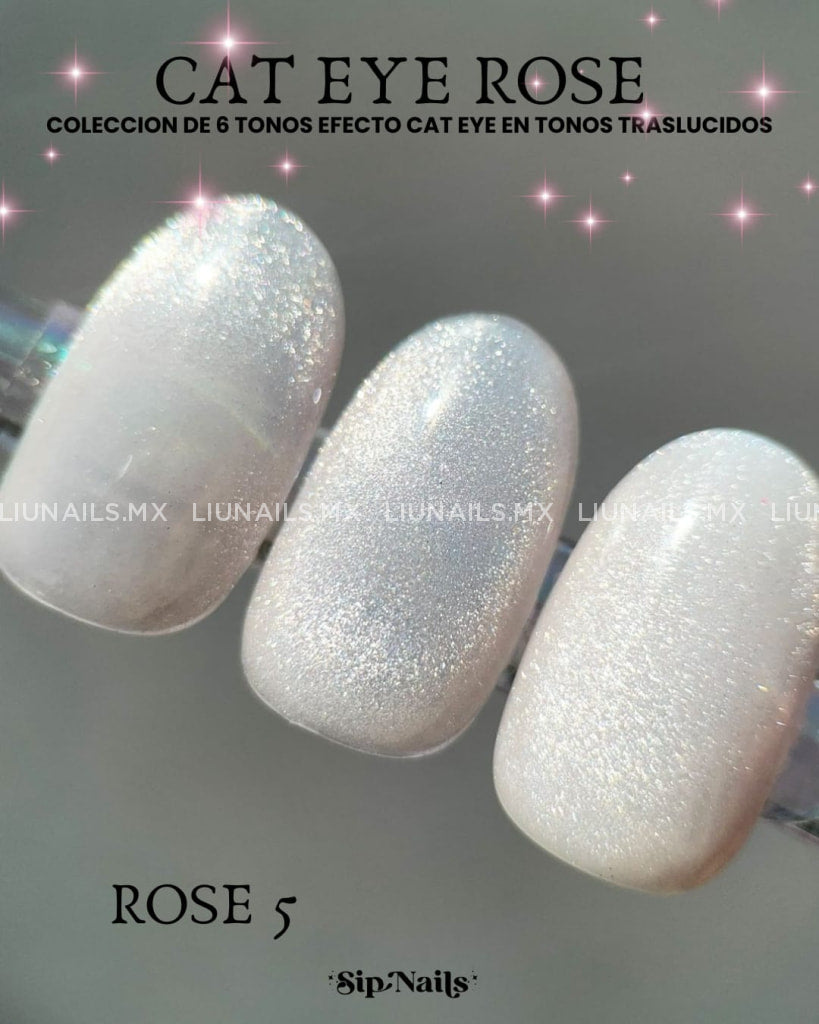 Color Cat Eye Rose 5 Sipnails Colores