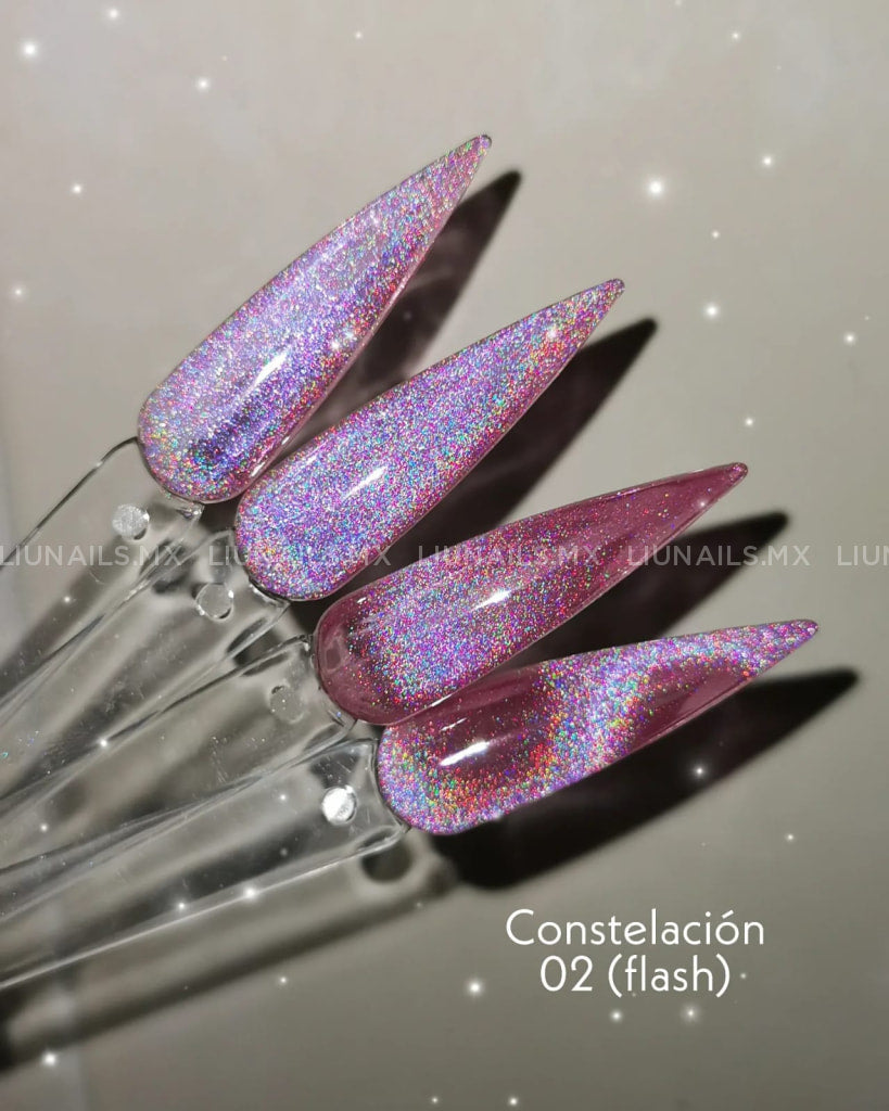Color Constelación Cat Eye Holográfico 2 Sip Nails Colores