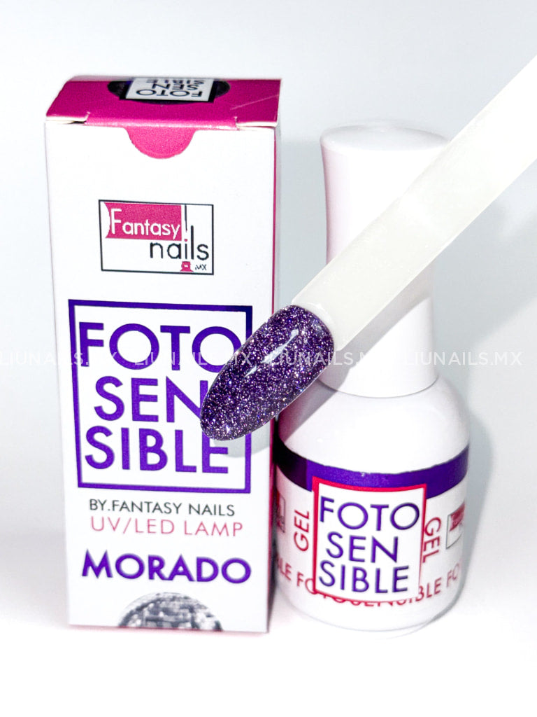 Color Fotosensible 9 Morado FANTASY NAILS Colores