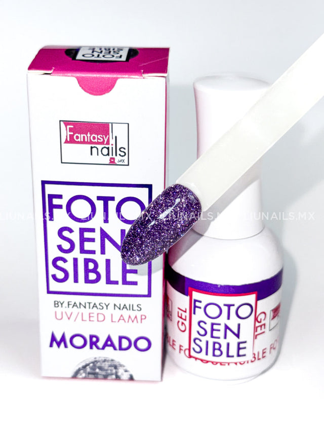 Color Fotosensible 9 Morado FANTASY NAILS Colores