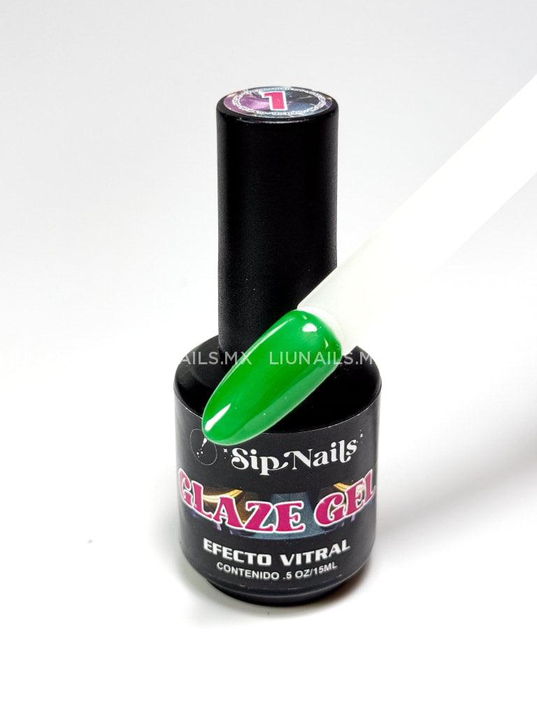 Color Glaze Vitral 1 SIPNAILS Colores