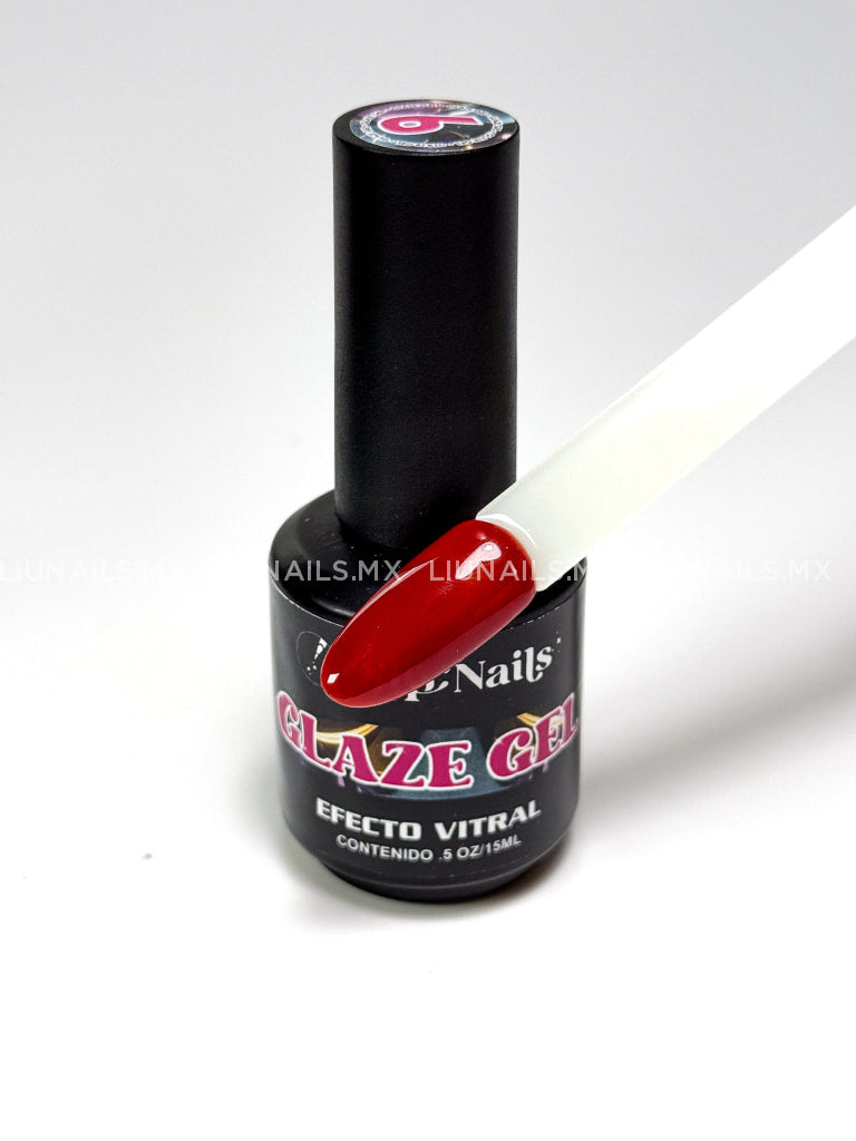 Color Glaze Vitral 6 SIPNAILS Colores