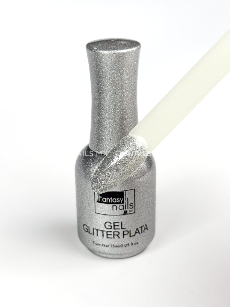 Color Glitter Plata FANTASY NAILS Colores
