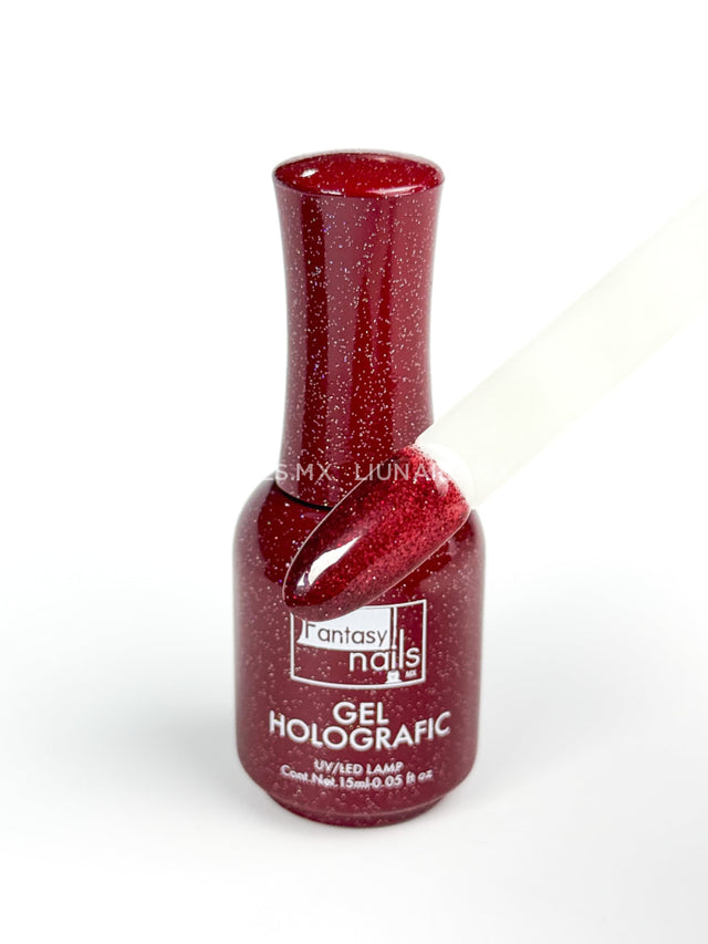 Color Holográfica 03 Rojo FANTASY NAILS Colores