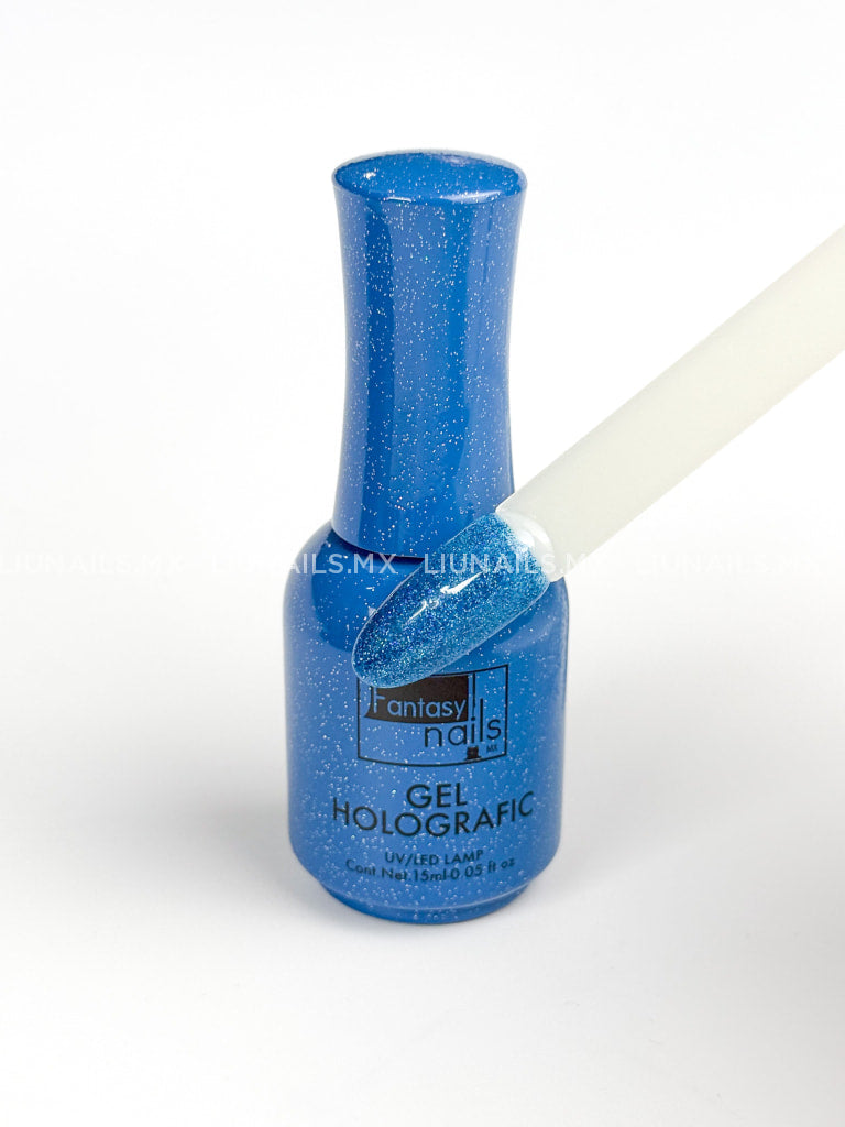 Color Holográfica 06 Azul FANTASY NAILS Colores