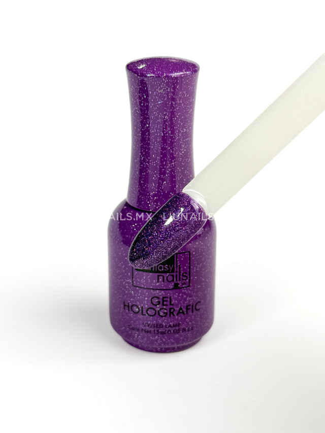 Color Holográfica 07 Morado FANTASY NAILS Colores
