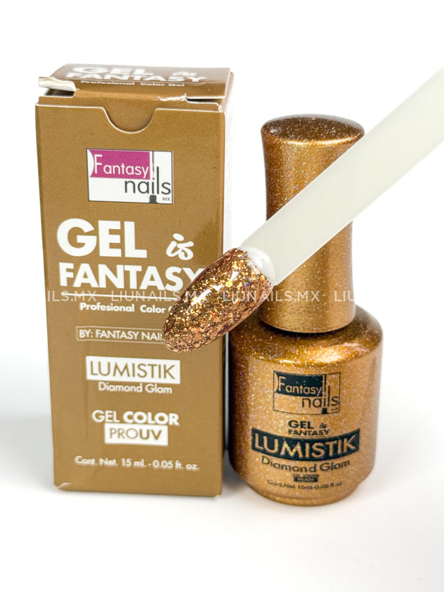Color Lumistik Dorado Cobrizo FANTASY NAILS Colores