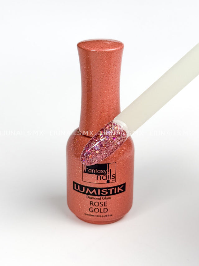 Color Lumistik Rose Gold FANTASY NAILS Colores