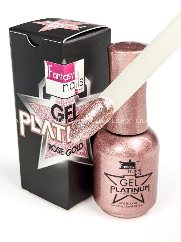 Color Platinum Rose Gold FANTASY NAILS Colores