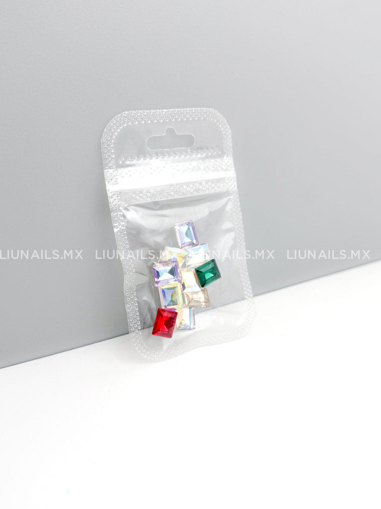 Cristales Mixtos Rectangulo Ember LOVELY Decoraciones