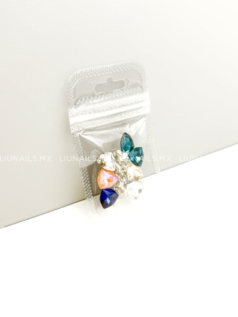 Cristales Mixtos Triangulo Ember LOVELY Decoraciones