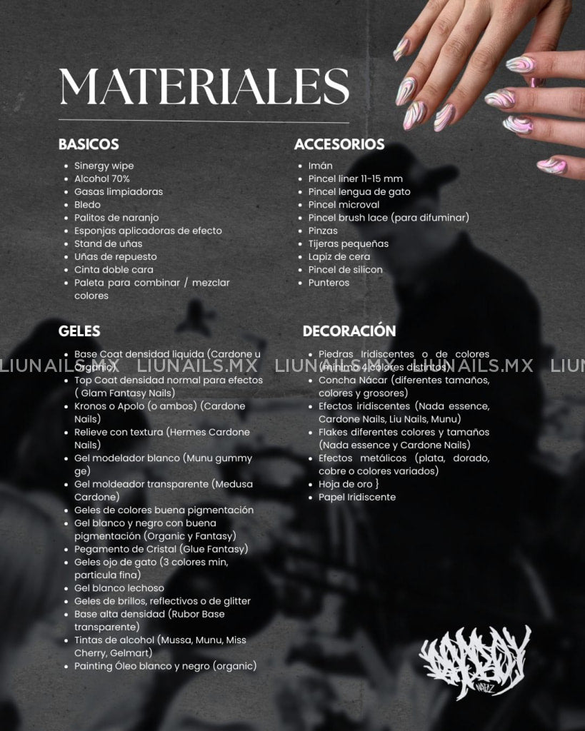 Curso Presencial Filosofía del Diseño con Luis Espinosa 17 ENE 2026 LIUNAILS ACADEMY Cursos presenciales