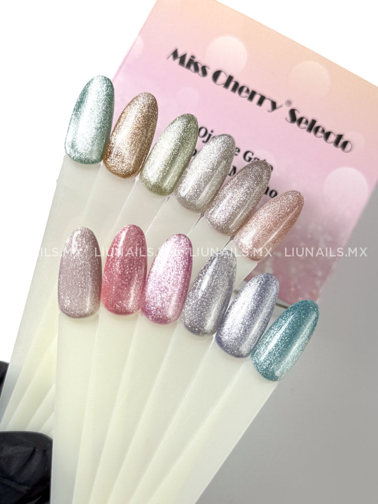 Gama - 12 Colores Ojo de Gato Espíritu Marino Miss Cherry Colores