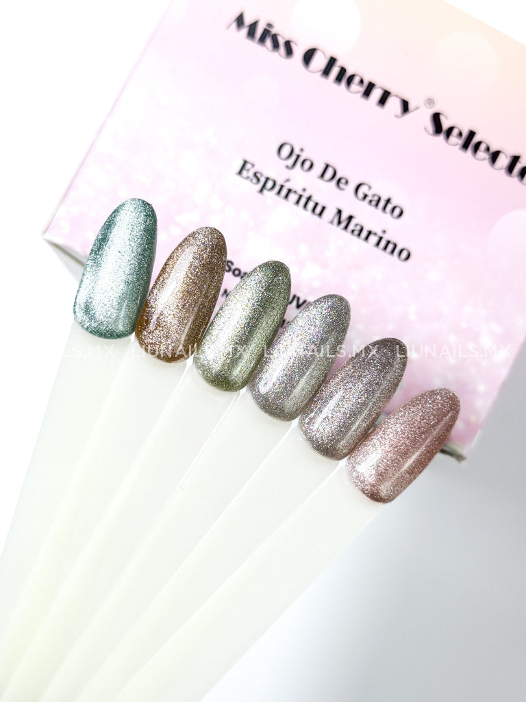 Gama - 12 Colores Ojo de Gato Espíritu Marino Miss Cherry Colores