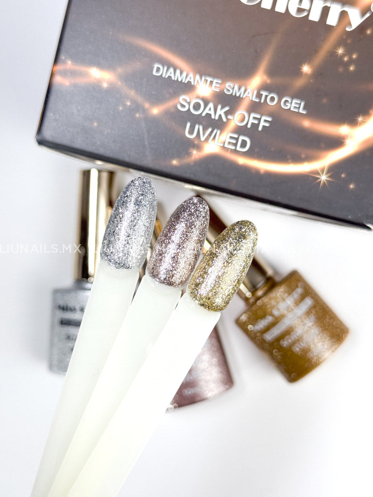 Gama - 3 Colores Diamante Smalto Miss Cherry Colores