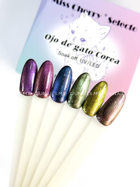 Gama - 6 Colores Ojo de Gato Corea Miss Cherry Colores