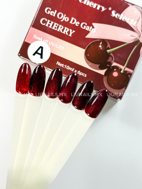 Gama A 6 Colores Ojo de Gato Cherry Miss Cherry Colores