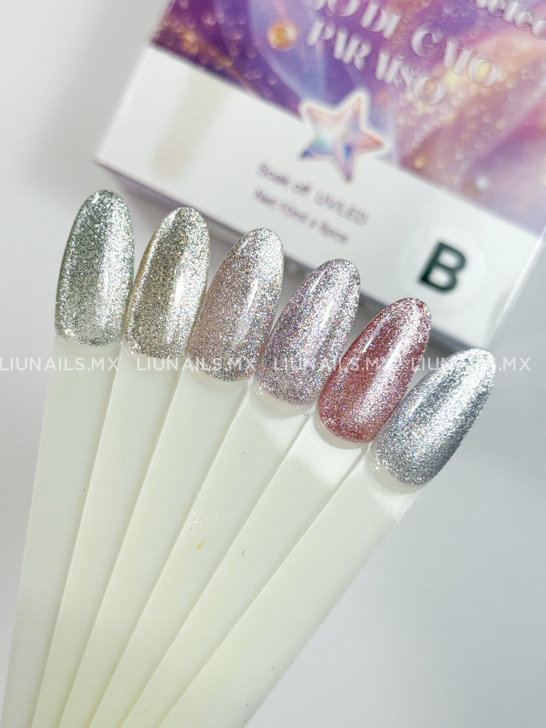 Gama B 6 Colores Ojo de Gato Paraíso Miss Cherry Colores