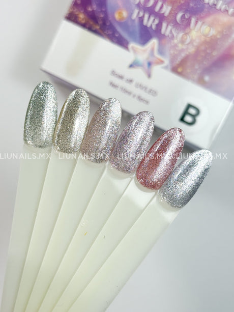 Gama B 6 Colores Ojo de Gato Paraíso Miss Cherry Colores