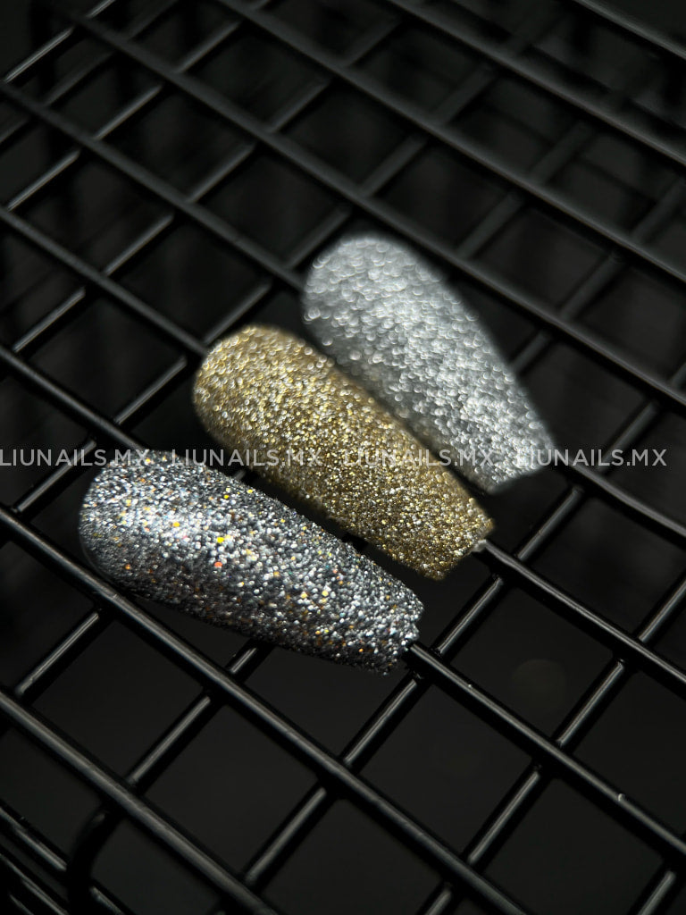 Glitter De Diamante Cristal Bj03 Liunails Glitters