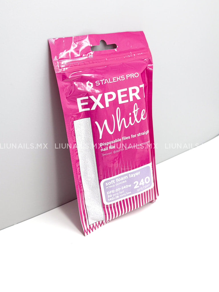 Juego de 30 repuestos adhesivos SOFT para lima 20 grosor 240 STALEKS PRO Donas con repuestos para limas