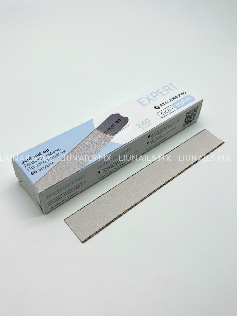 Juego De Repuestos Papmam Para Lima Recta Staleks Pro Expert Grosor 240 (50 Pzs) Repuestos Limas