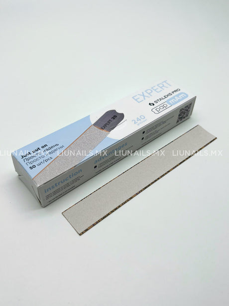 Juego De Repuestos Papmam Para Lima Recta Staleks Pro Expert Grosor 240 (50 Pzs) Repuestos Limas