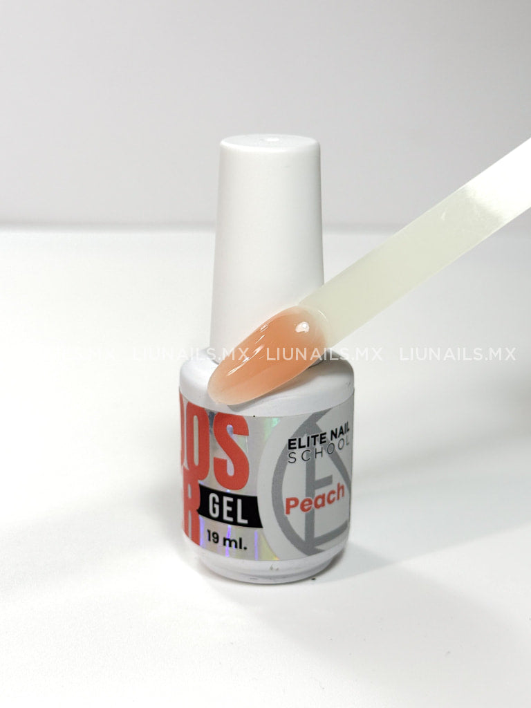 Liquid Builder Gel BOOSTER Peach Elite Nails School Builder gel