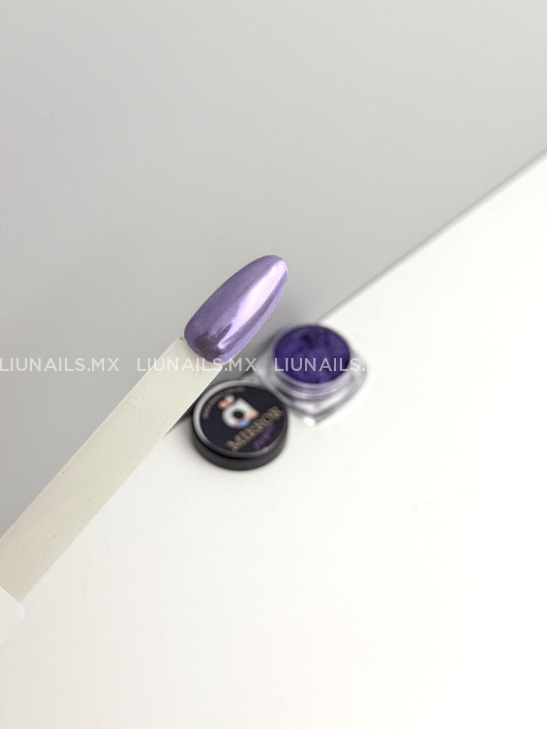 Pigmento Mirror Purple Anails Decoraciones