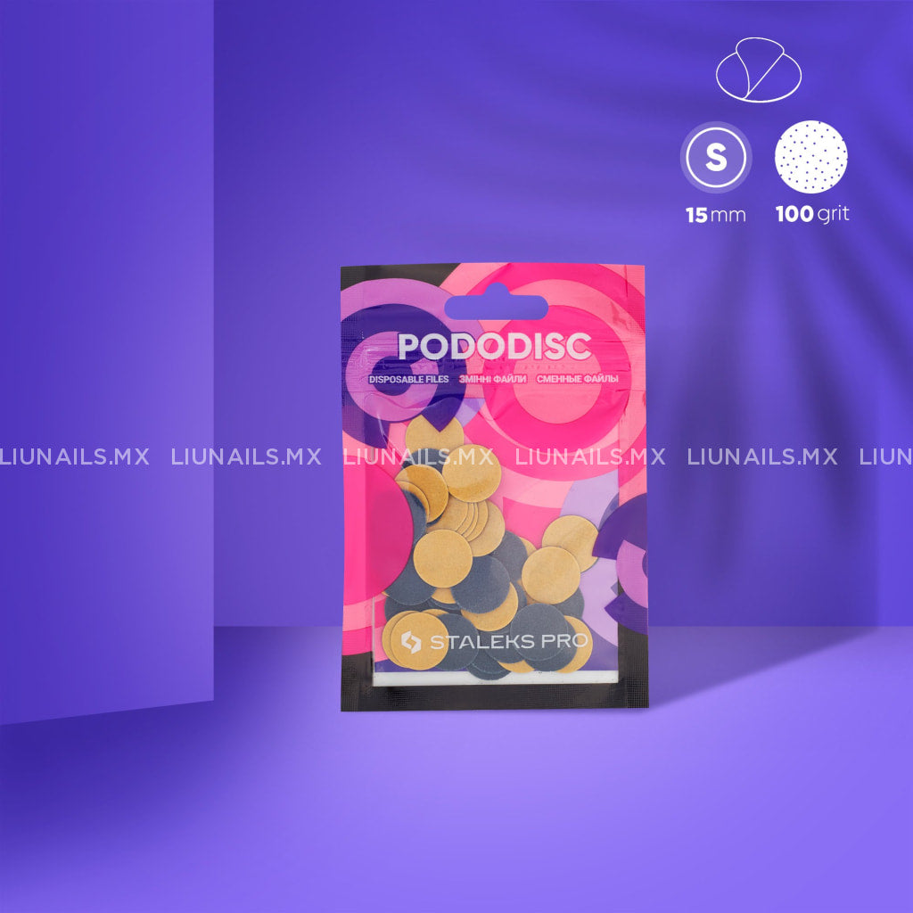 Repuestos Para Pododisco Staleks Pro S Grosor 100 (50 Piezas) Repuesto Pododiscos