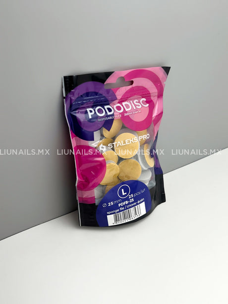 Repuestos Sponge Para Pododisco L 25 Piezas Staleks Pro Repuesto Pododiscos