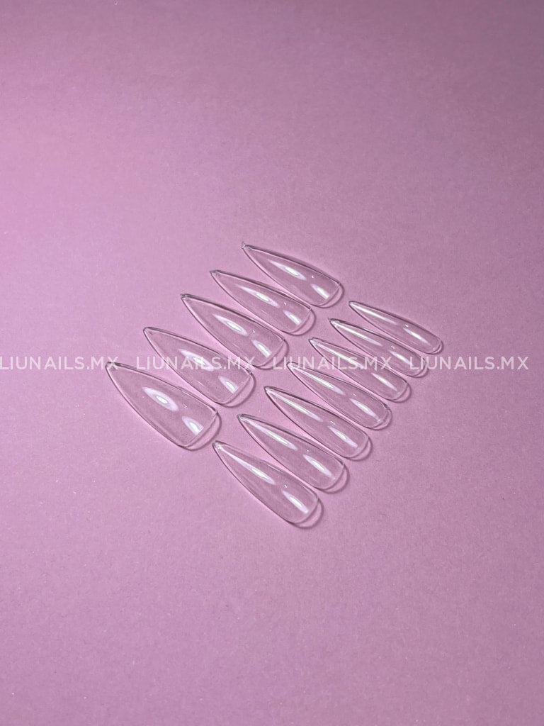 Soft Gel Tips Long Stiletto Liunails Moldes
