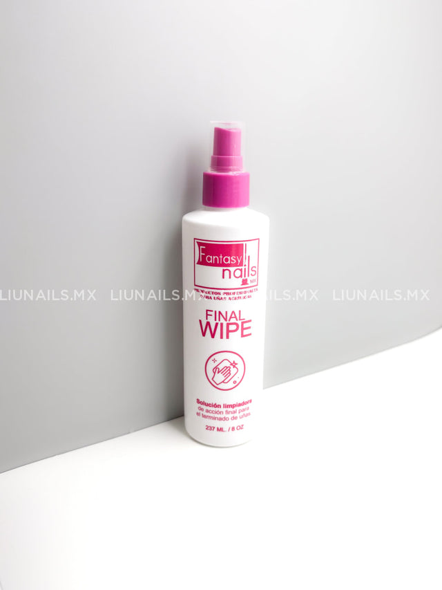 Solución limpiadora Final Wipe 237 ml FANTASY NAILS Limpiadores