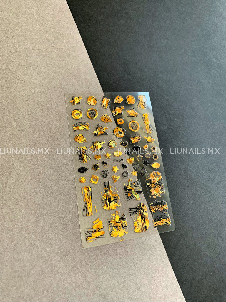 Stickers F659 Liunails