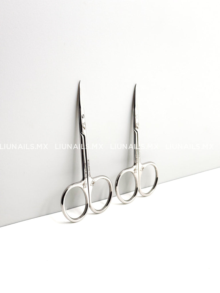 Tijera profesional para cutícula EXCLUSIVE 23 TIPO 2 (con ganchito) STALEKS PRO Tijeras para cutícula