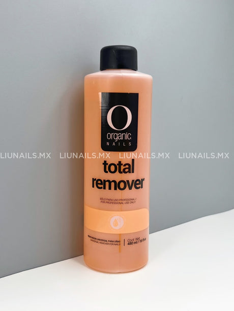 Acetona Total Remover 480 Ml Organic Nails Limpiadores