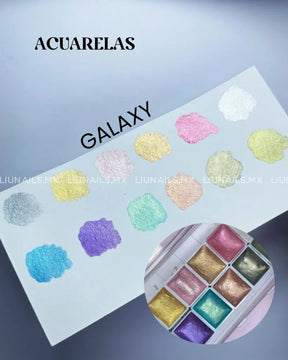 Acuarelas Galaxy Sip Nails