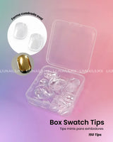 Box Swatch Tips Square SIPNAILS - Moldes