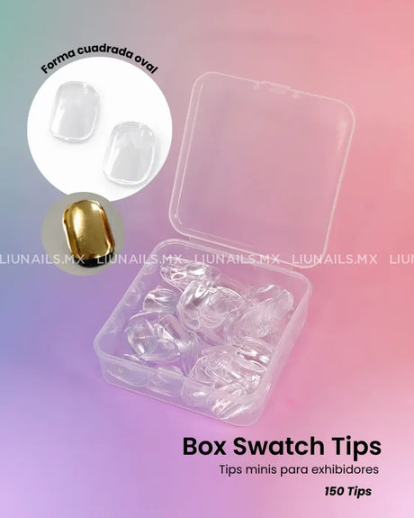 Box Swatch Tips Square SIPNAILS - Moldes