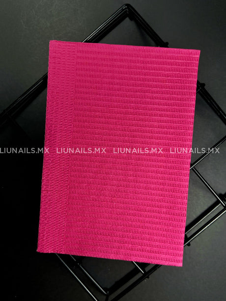 Servilletas Para Manicura Color Rosa Bolsa Con 125 Piezas