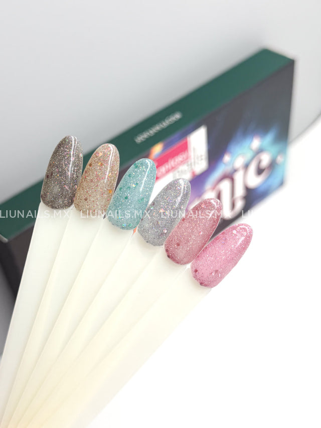 Colección - 6 Colores ’Cosmic” FANTASY NAILS Colores