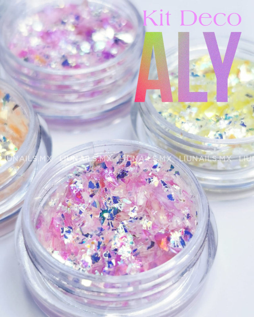 Colección Flake Aly Sip Nails Decoraciones